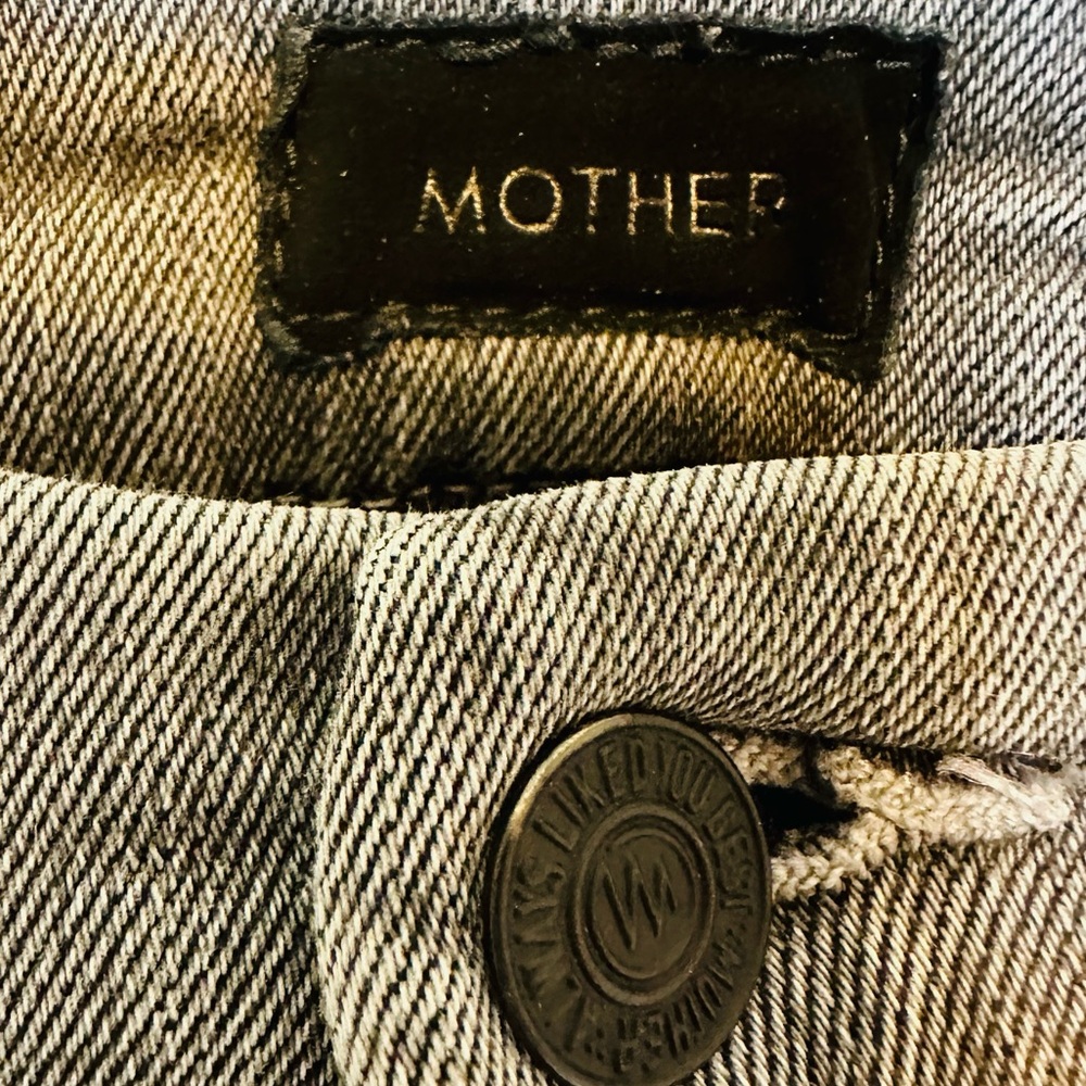 MOTHER Looker Ankle Fray Supermoon Wash Size 27 - Picture 7 of 10